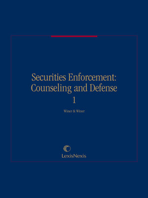cover image of Securities Enforcement